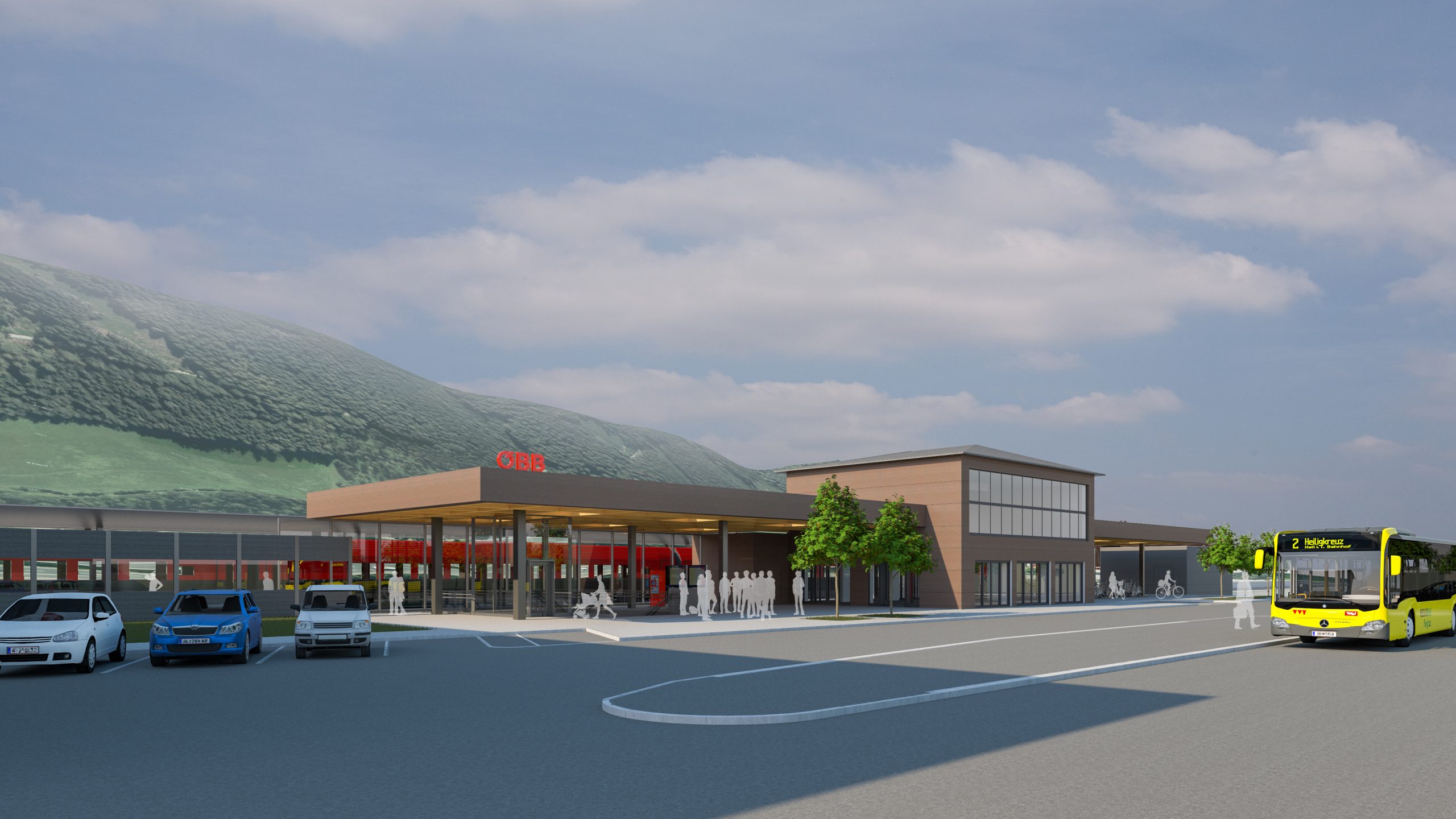 Bahnhof Hall in Tirol